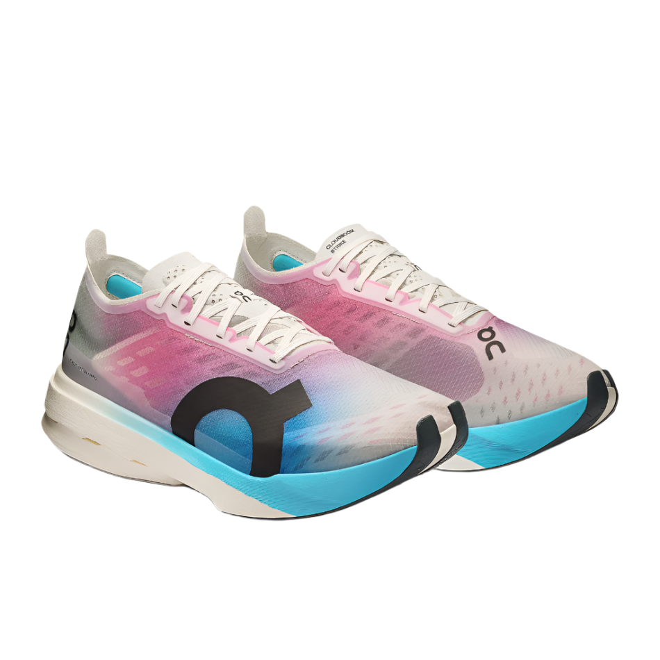 On Women's Cloudboom Strike Running Shoes in White/Horizon AW25