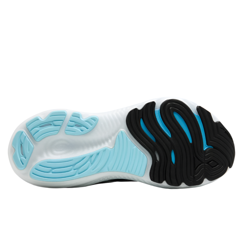 Brooks Men's Glycerin GTS 22 Running Shoes in Black/Atomizer/Blazing Orange AW25