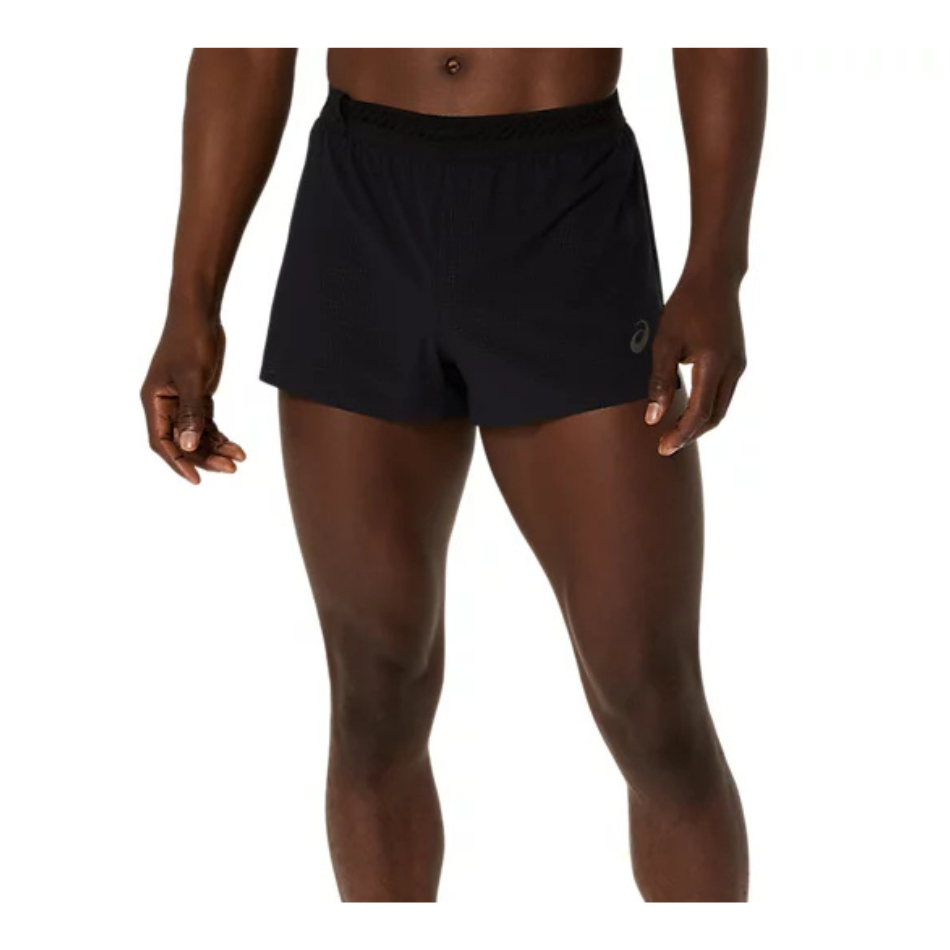 ASICS Men's Metarun Split Short in Black AW25