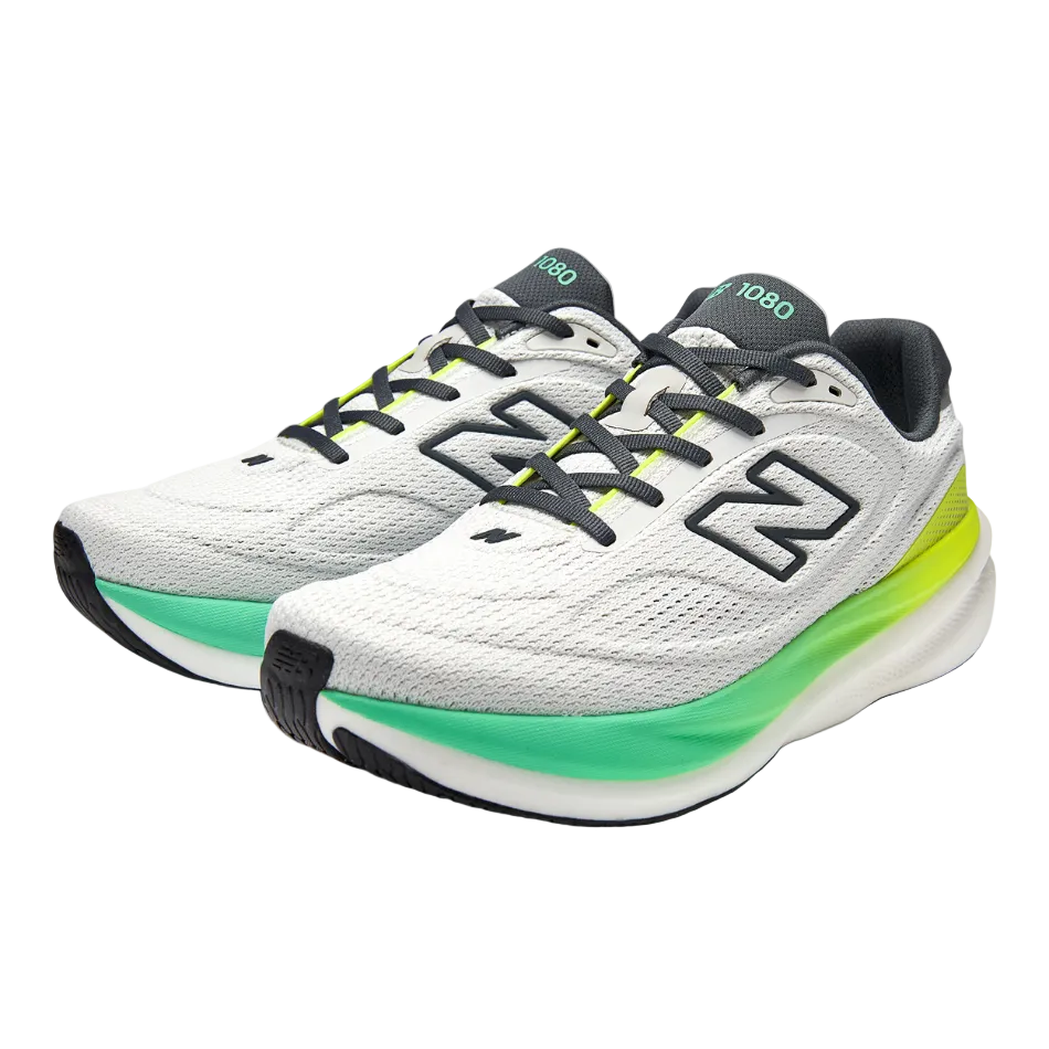 New Balance Men's 1080 v15 Wide Fitting 2E Running Shoes in Reflection/Graphite/Deep End SS26