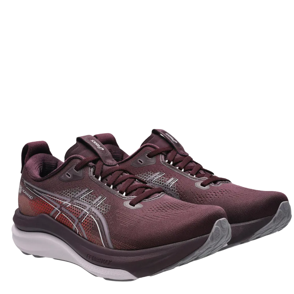 ASICS Women's GEL-KAYANO 33 Running Shoes in Dark Aubergine/Dahlia AW26