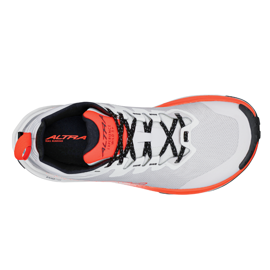 Altra Men's Experience Wild 3 + Trail Running Shoes in White/Coral SS26