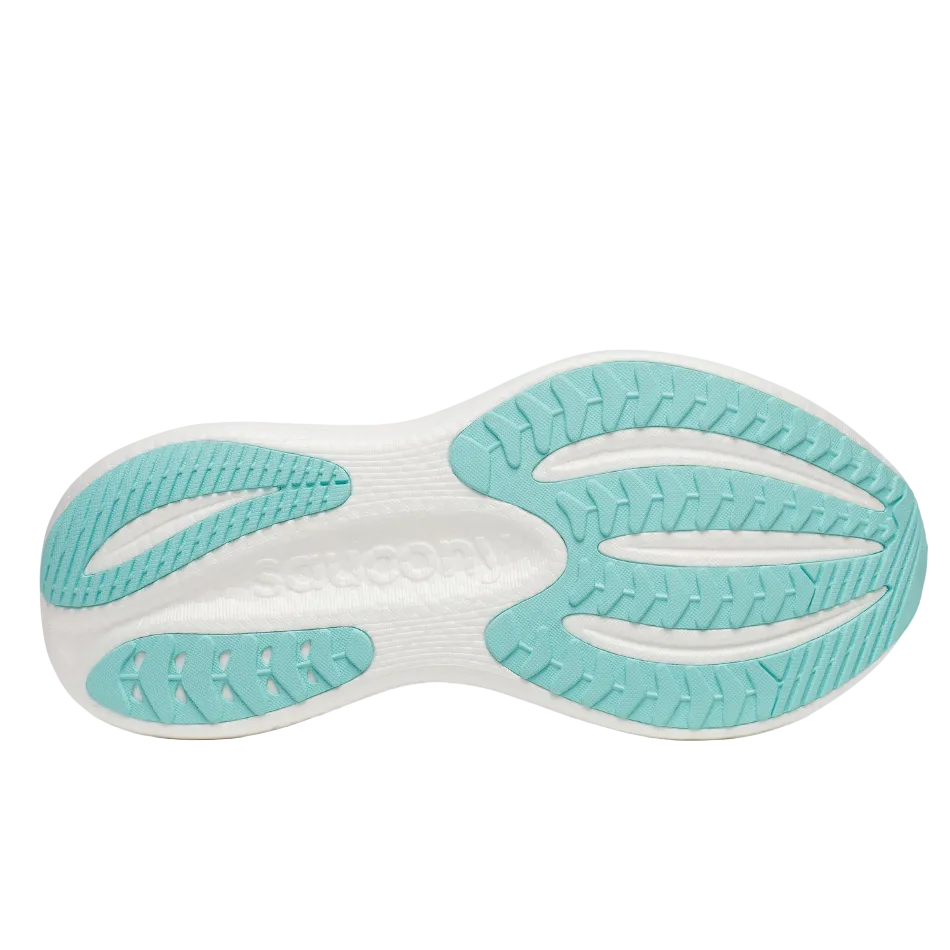 Saucony Women's Triumph 23 Running Shoes in White/Navy - Online Exclusive