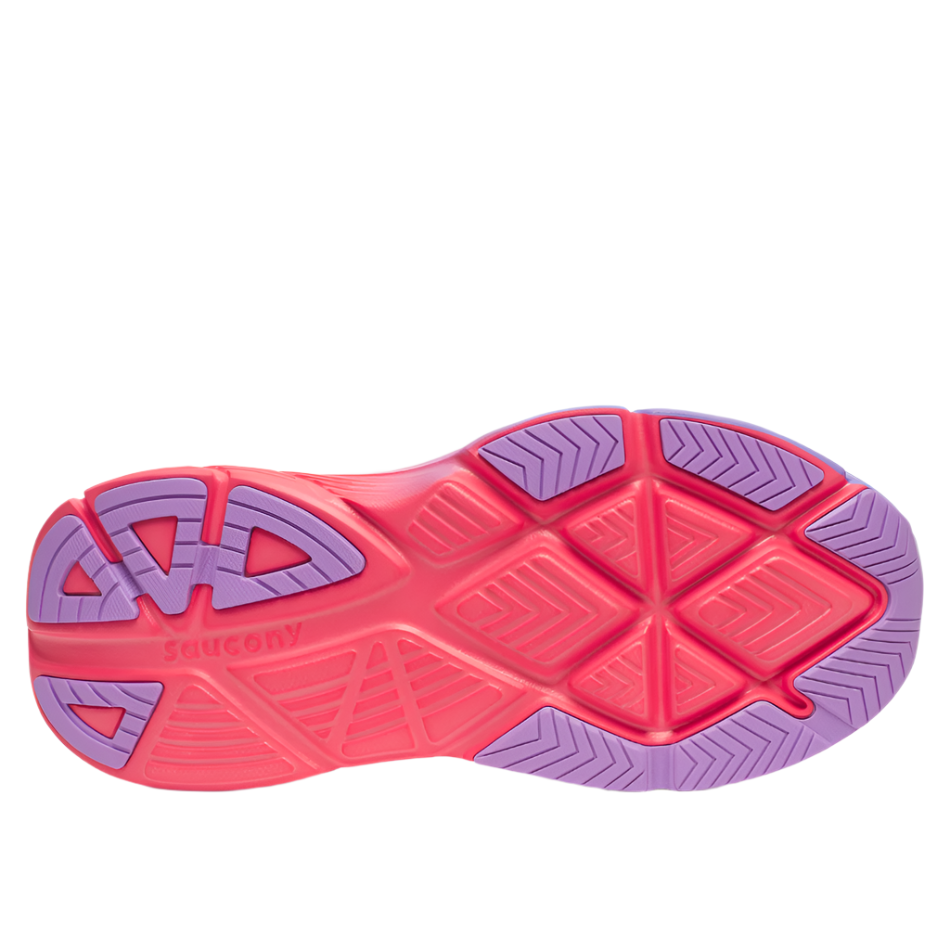 Saucony Women's Guide 18 Running Shoes in White/Crocus - Online Exclusive