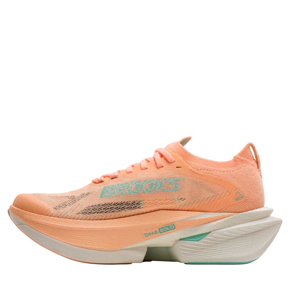 Brooks Women's Hyperion Max 3 Running Shoes in Coral/Yucca/Coconut SS26