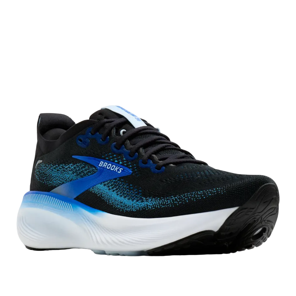 Brooks Men's Adrenaline GTS 25 Running Shoes in Black/Blue/Nantucket Breeze AW26