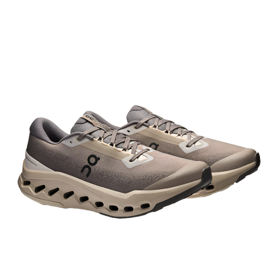 On Men's Cloudsurfer Trail 2 Waterproof Running Shoes in Cinder/Desert AW25