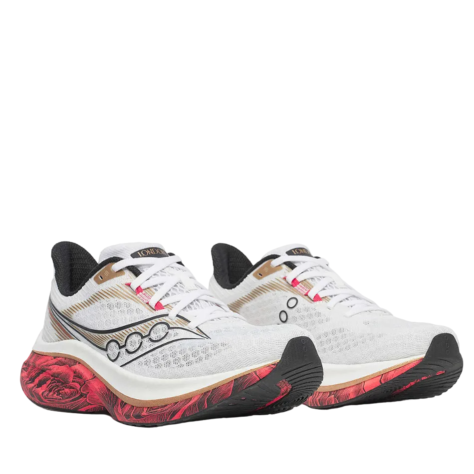 Saucony Men's London Endorphin Speed 5 Running Shoes in White/Black SS26