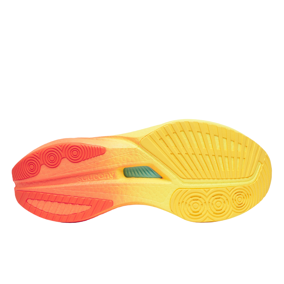 Saucony Men's Endorphin Speed 5 in Ivory/Fire SS26