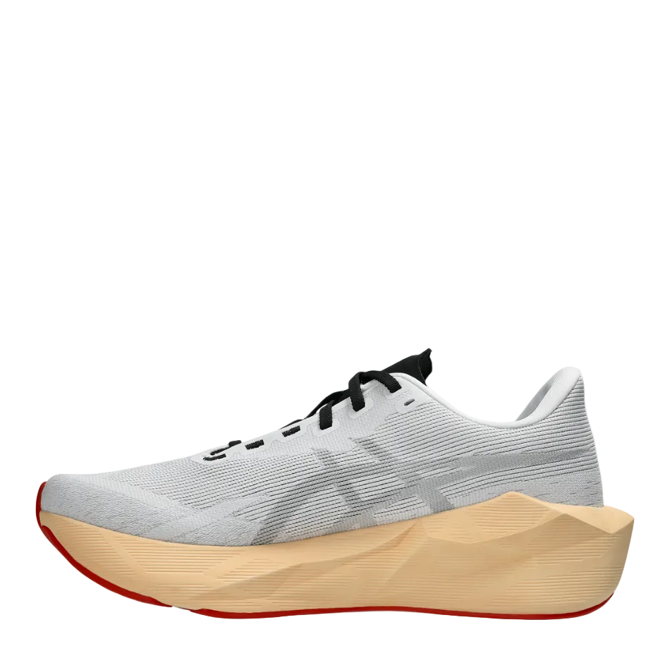 ASICS Men's NOVABLAST 6 Running Shoes in White/Orange Glow AW26