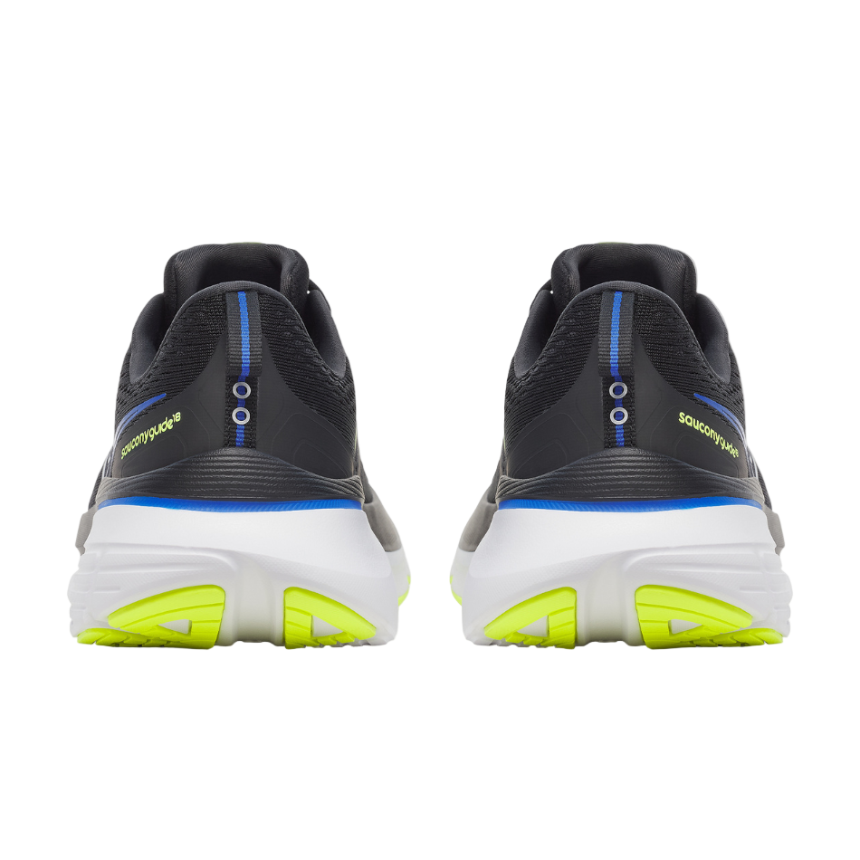 Saucony Men's Guide 18 Running Shoes in Black/Lapis - Online Exclusive