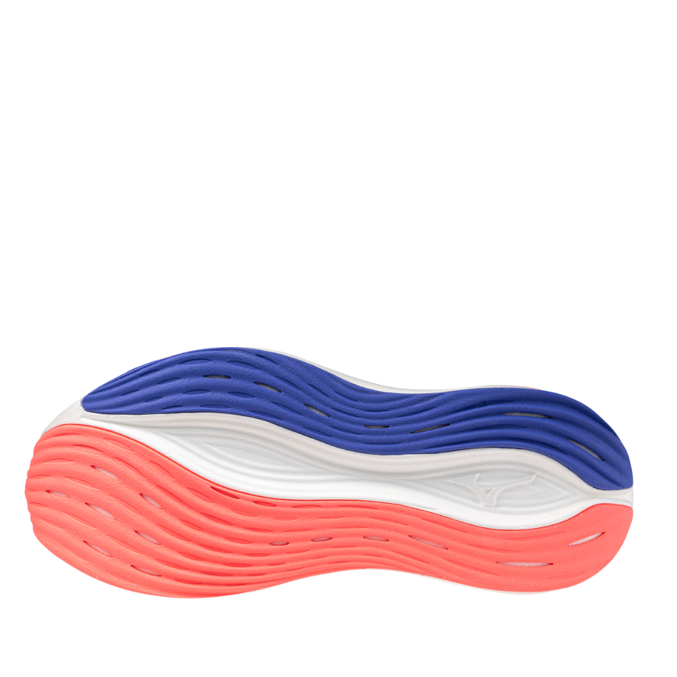 Mizuno Women's Neo Zen Running Shoes in Icelandic Blue/Silver/Striking Coral AW25