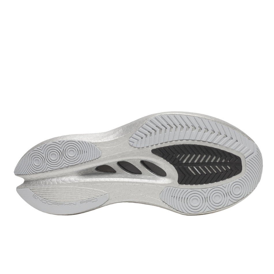 Saucony Women's Endorphin Pro 5 Running Shoes in White/Black SS26
