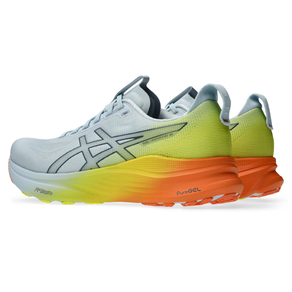ASICS Men's GEL-KAYANO 32 Sunny Sizzle Running Shoes in Sky/Lemon Spark SS26