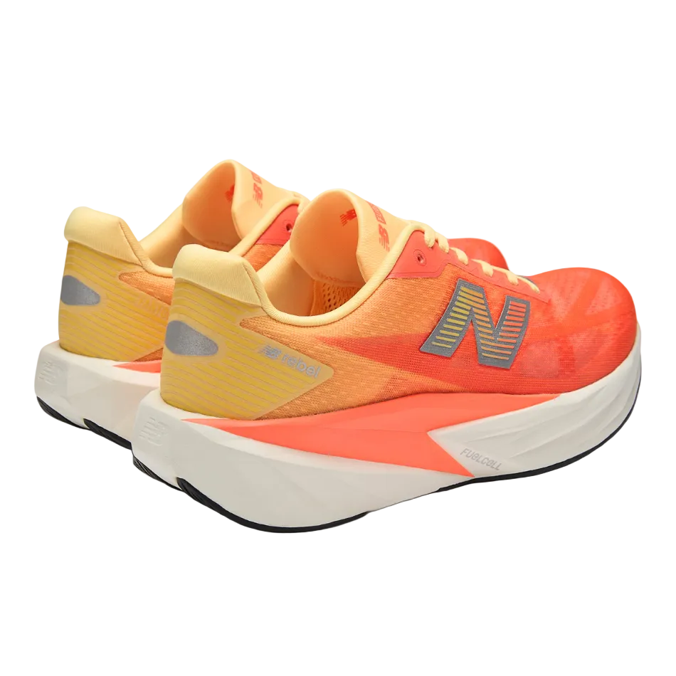 New Balance Men's FuelCell Rebel v5 Running Shoes in Tangerine Heat SS26