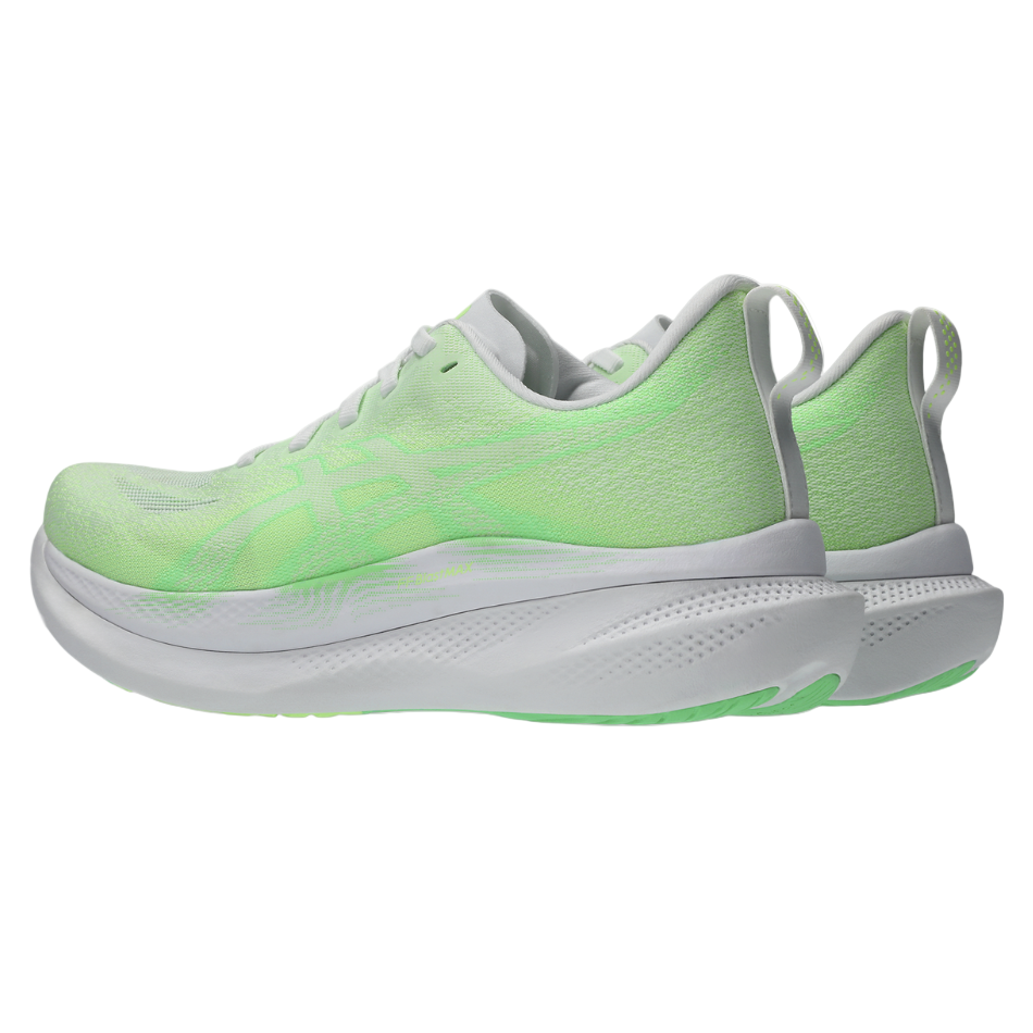 ASICS Women's GLIDERIDE MAX 2 Running Shoes in White/Vital Green SS26