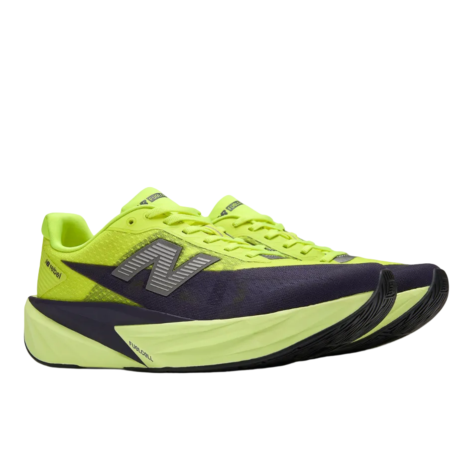 New Balance Men's FuelCell Rebel v5 Running Shoes in Alkaline Green SS26