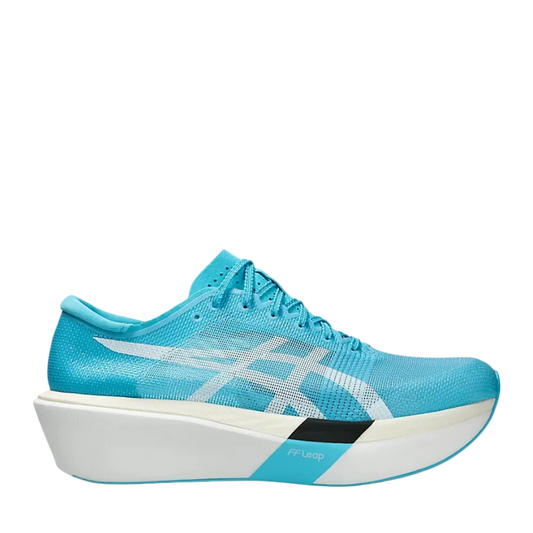 ASICS Unisex Metaspeed Sky Tokyo Running Shoes in Aquarium/White, side view
