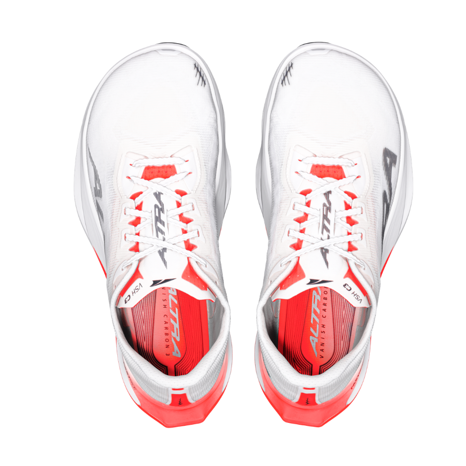 Altra Women's Vanish Carbon 3 Running Shoes in White/Black/Fiery Coral AW26