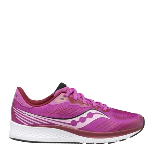 Saucony Junior Ride 14 Running Shoes in Pink AW21
