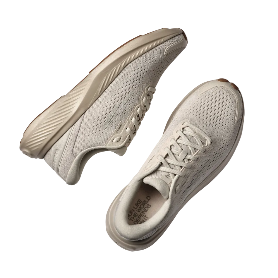 Hylo Unisex Impact 2 Running Shoes in Sand/Oat, top view