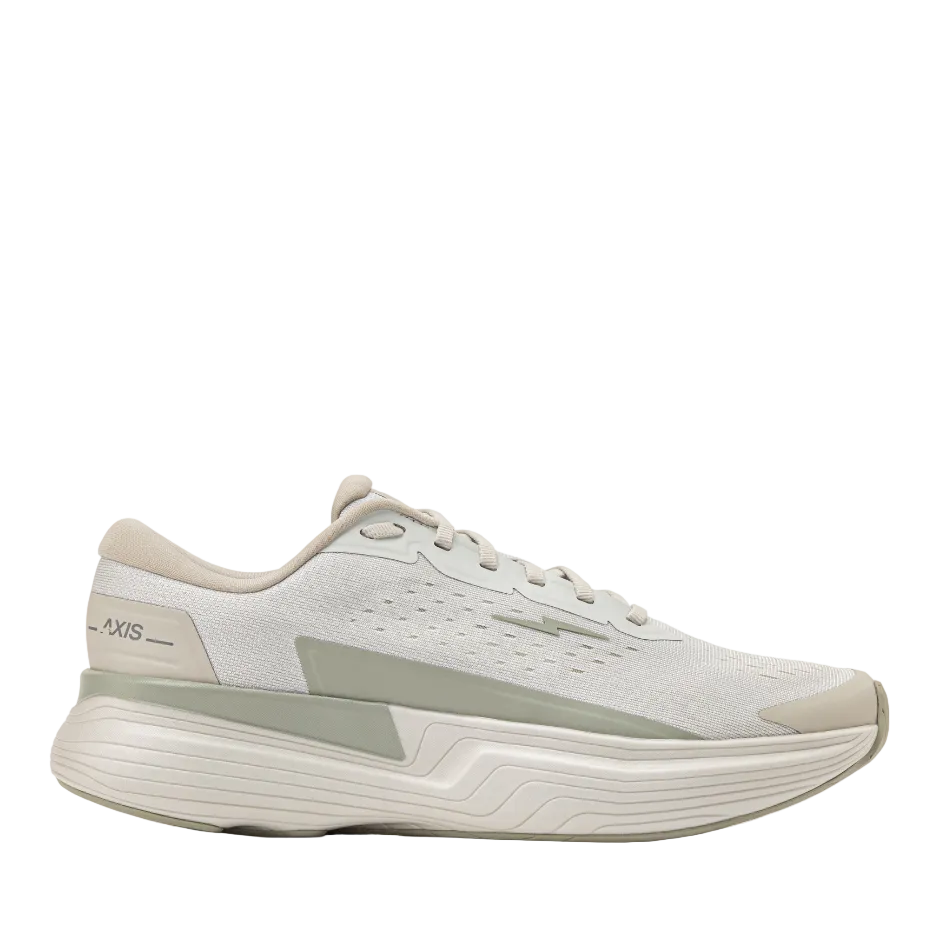 Hylo Unisex Axis Running Shoes in Stone, side view