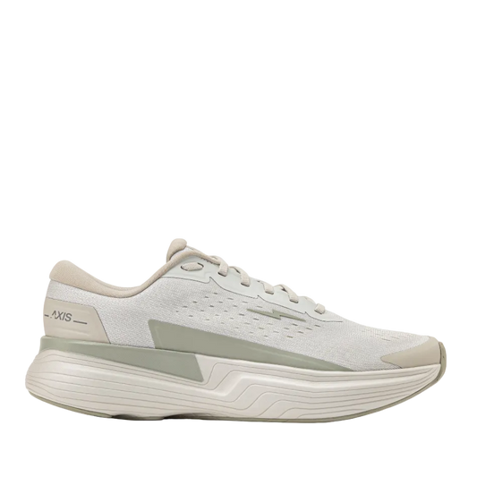 Hylo Unisex Axis Running Shoes in Stone, side view
