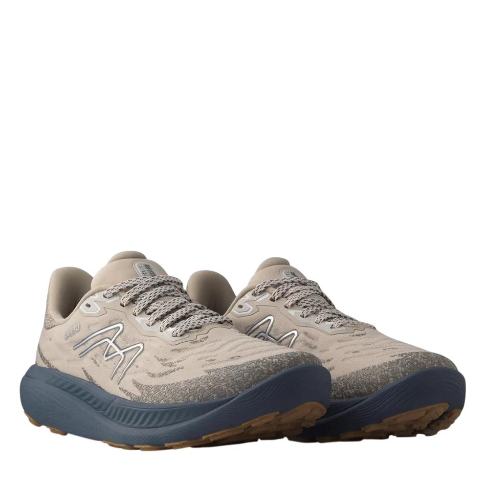 Up & Running Karhu Ikoni ATR WR running shoes in silver lining and steeple grey with water-resistant mesh upper