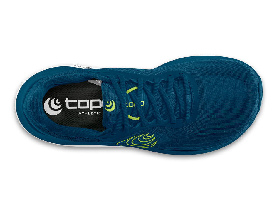 Topo Men's Ultrafly 6 Running Shoes in Navy/Lime SS26