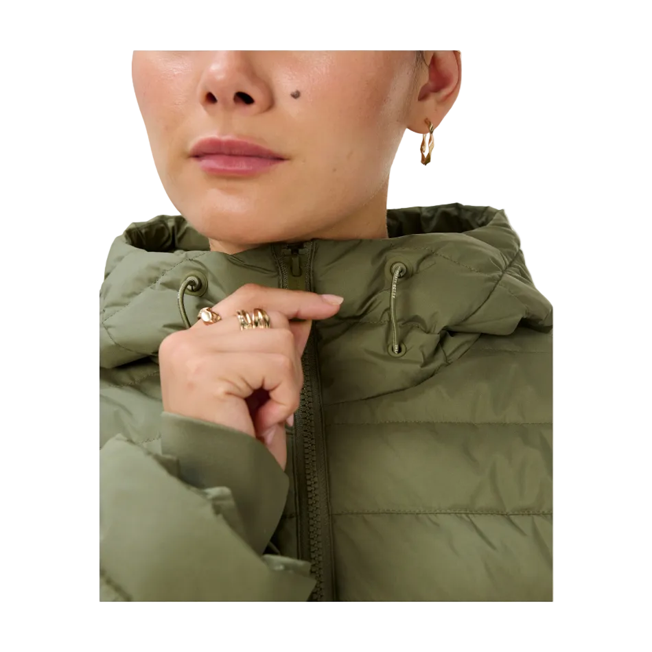 Nimbus Lightweight Short Puffer in Bracken Green