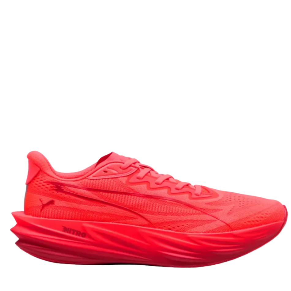 Puma Men's Deviate Pure Nitro Running Shoes in Ultra Red/Red Rhythm AW26