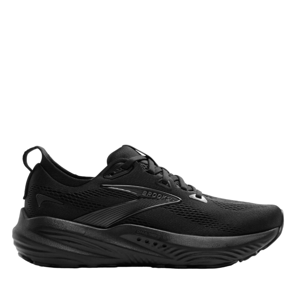 Brooks Men's Glycerin 22 Wide Fitting 2E Running Shoes in Black/Black/Ebony AW25
