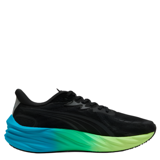 PUMA Men's Velocity NITRO 4 Running Shoes in PUMA Black/Speed Blue AW25