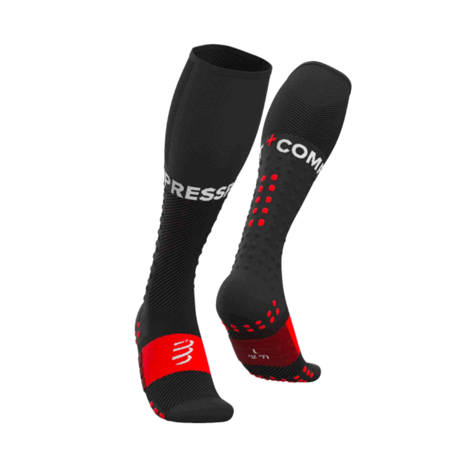 Compressport Unisex Full Socks Run in Black SS26