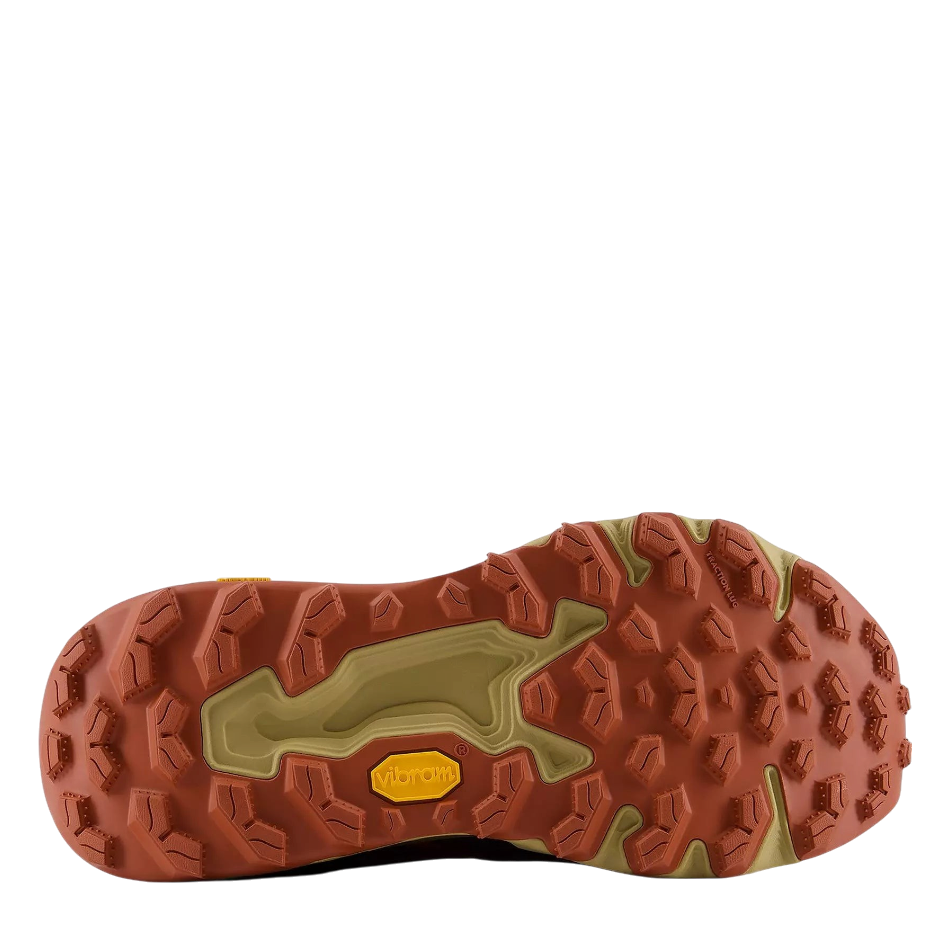 Up & Running New Balance Hierro v9 trail running shoe outsole in mulled wine with deep Vibram Megagrip lugs