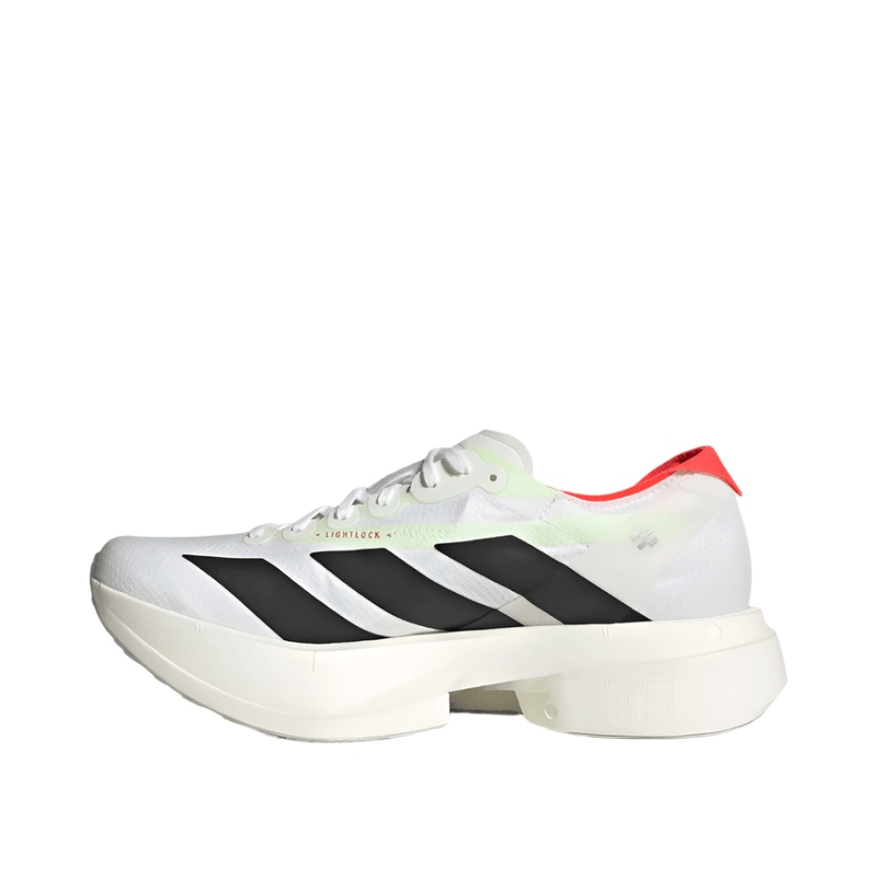 Adidas Shoes Adidas Men's Adios Pro 4 Running Shoes in FTWR Cloud White/Core Black/Silver Metallic SS25 - Up and Running