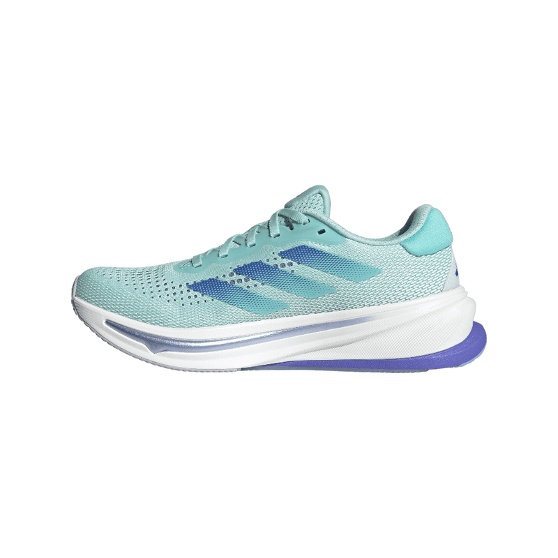 Adidas Shoes Adidas Supernova Rise Women's Running Shoes in Semi Flash Aqua/Cobalt Blue/Blue Spark Met AW24 - Up and Running