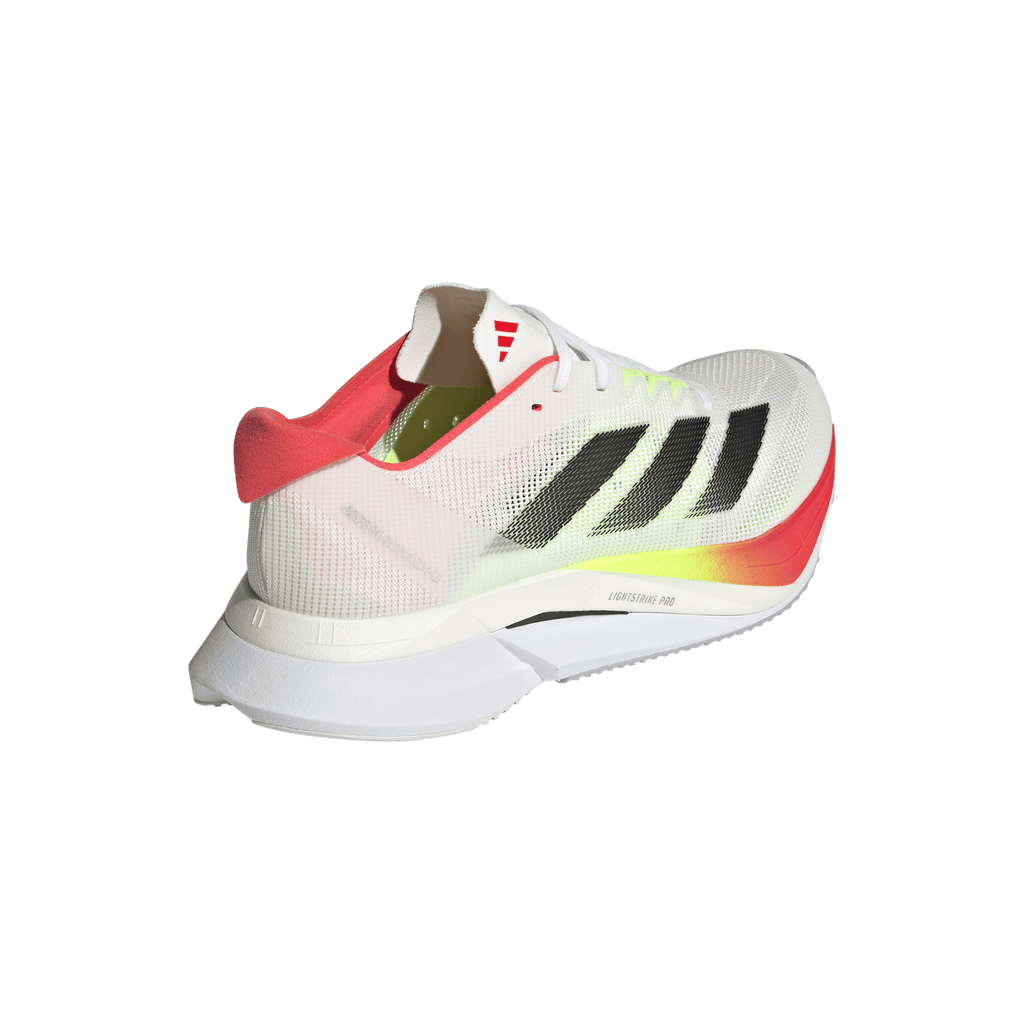 Adidas Shoes Adidas Women's Boston 12 Running Shoes in FTWR White/Core Black/Lucid Red SS25 - Up and Running