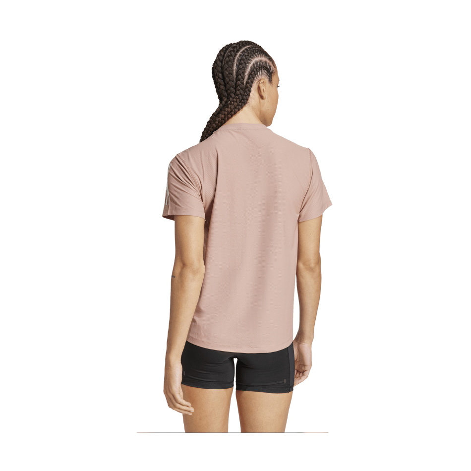 Adidas Clothing Adidas Women's Own The Run Tee in Warm Clay SS25 - Up and Running