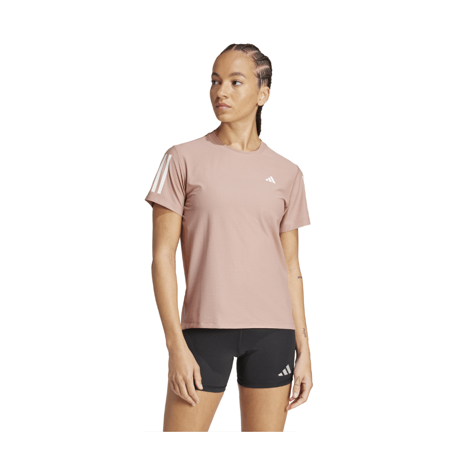 Adidas Clothing Adidas Women's Own The Run Tee in Warm Clay SS25 - Up and Running