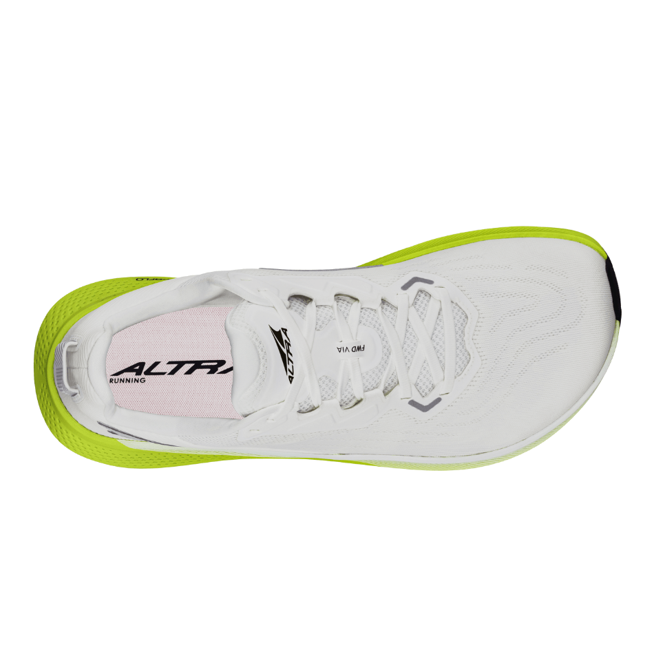 Altra Shoes Altra Men's FWD Via Running Shoes in White/Lime AW25 - Up and Running