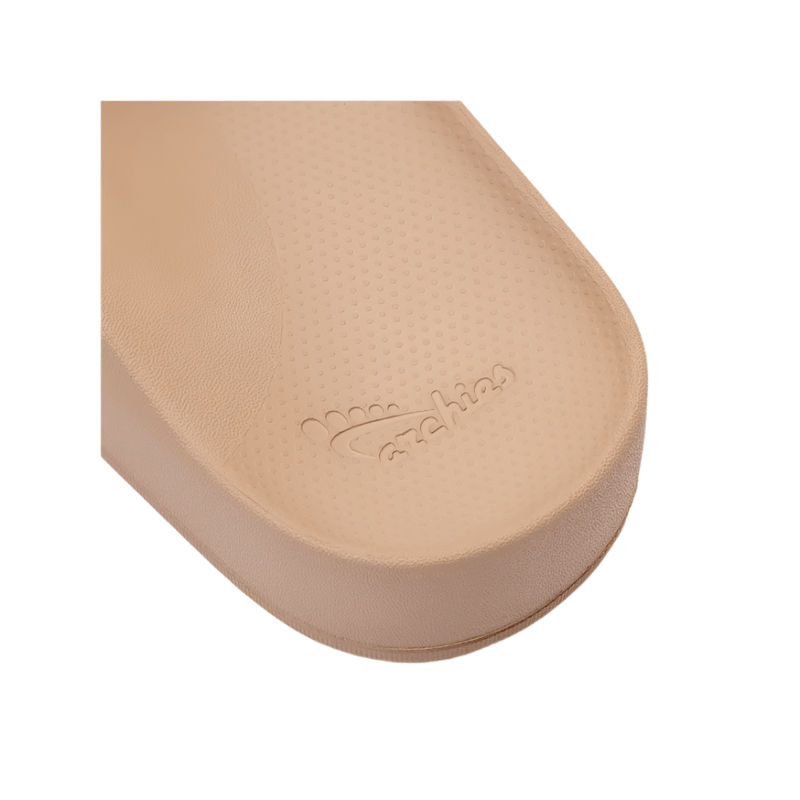 Archies shoes Archies Arch Support Slides in Tan - Up and Running