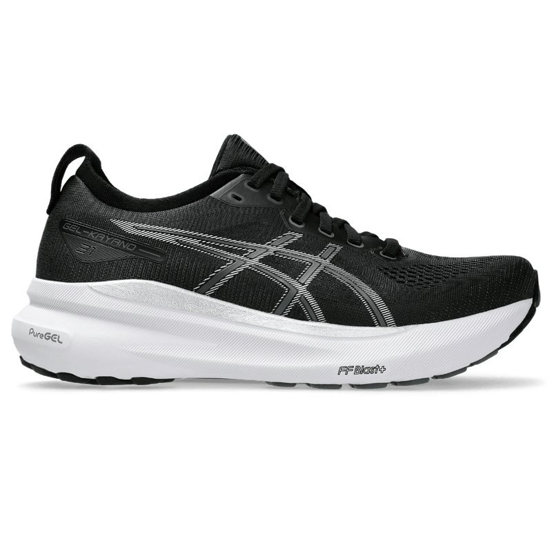 Asics Shoes Asics Gel Kayano 31 Women's Running Shoes Black/Pure Silver AW24 - Up and Running