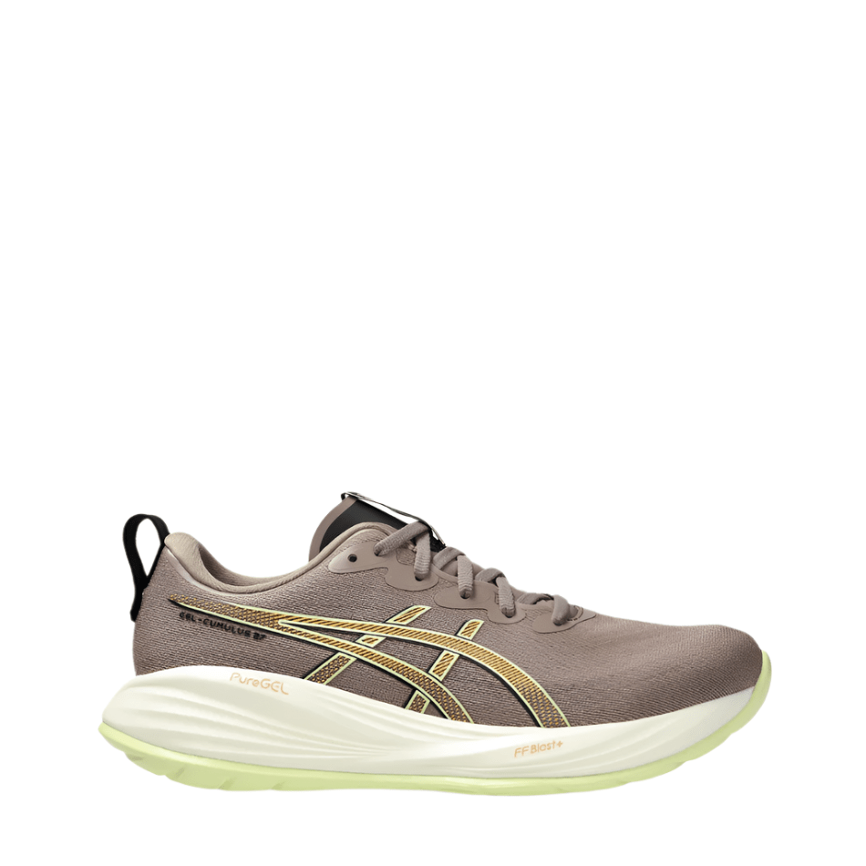 Asics Shoes Asics Men's GEL-CUMULUS 27 Running Shoes in Taupe Grey/Black SS25 - Up and Running