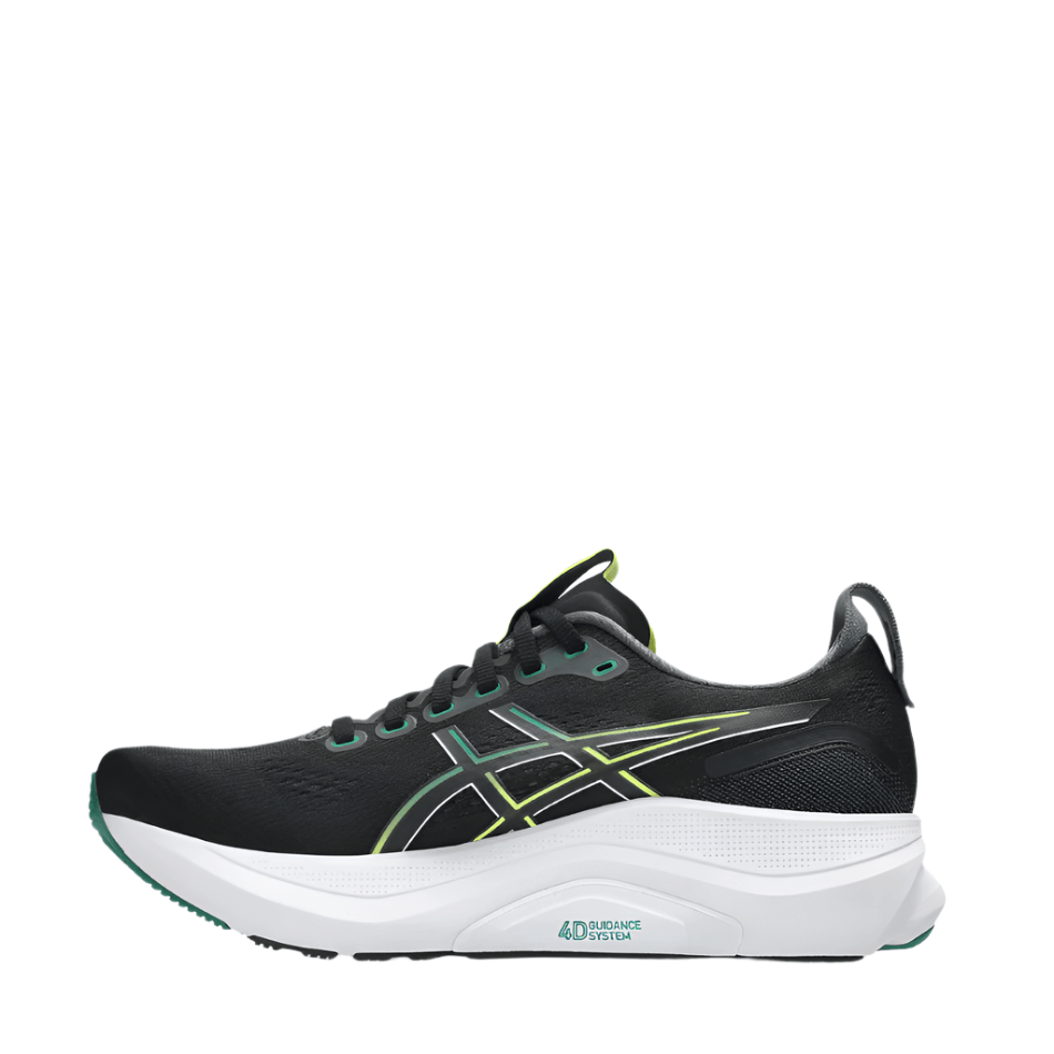 ASICS Shoes ASICS Men's GEL-KAYANO 32 Running Shoes in Black/Green AW25 - Up and Running