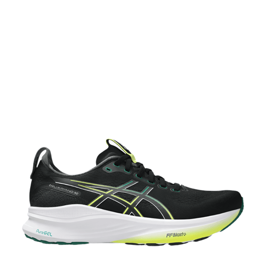 ASICS Shoes ASICS Men's GEL-KAYANO 32 Running Shoes in Black/Green AW25 - Up and Running