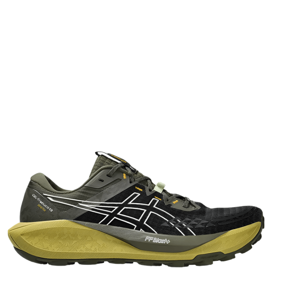 ASICS Shoes ASICS Men's GEL-TRABUCO 13 GTX Trail Running Shoes in Black/Whisper Green AW25 - Up and Running