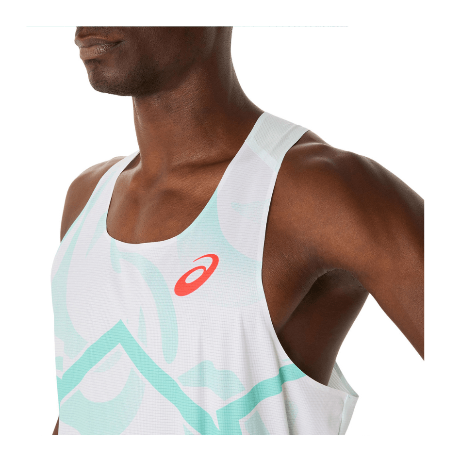 ASICS Clothing Asics Men's Light Knit Singlet in Soothing Sea SS25 - Up and Running