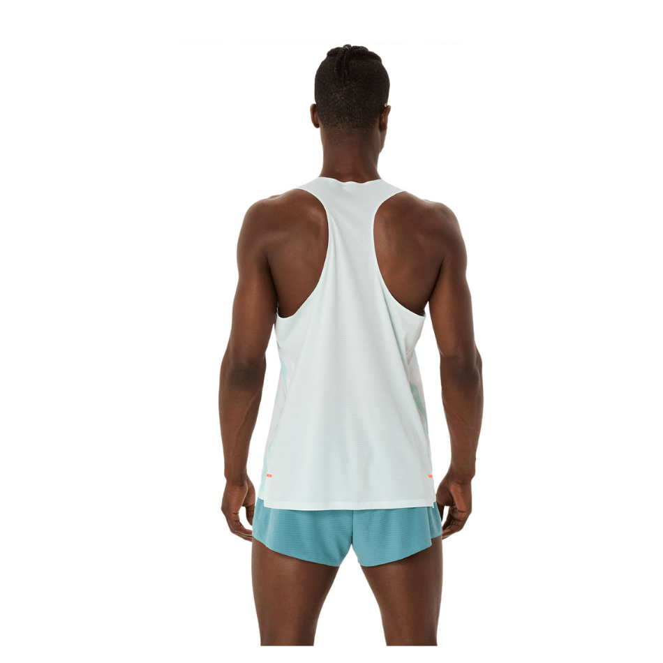 ASICS Clothing Asics Men's Light Knit Singlet in Soothing Sea SS25 - Up and Running