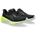 Asics Shoes Asics Novablast 4 Men's Running Shoes Black/Blue Expanse AW24 - Up and Running